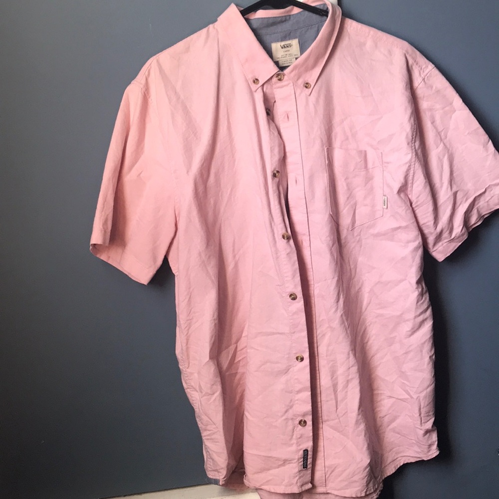 👚 PINK MENS BUTTON DOWN SHIRT 👚